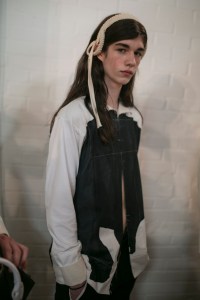 Backstage at Stefan Cooke Men's Spring 2020 photographed in London on 09 June 2019