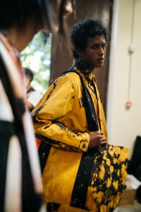 Backstage at Sterling Ruby Men's Spring 2020