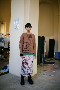 Backstage at Sterling Ruby Men's Spring 2020