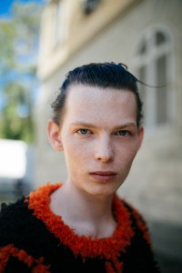 Backstage at Sterling Ruby Men's Spring 2020