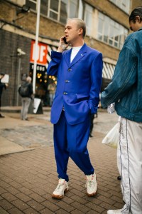 Street style at London Fashion Week Men's spring 2020