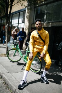 Street style at London Fashion Week Men's spring 2020