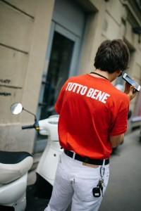 Street style at Milan Fashion Week Men's spring 2020