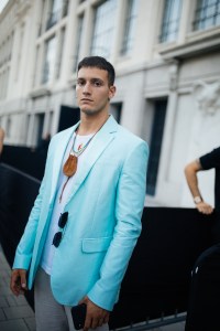 Street style at Milan Fashion Week Men's spring 2020