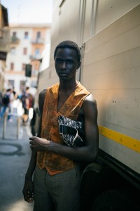 Street style at Milan Fashion Week Men's spring 2020