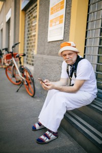 Street style at Milan Fashion Week Men's spring 2020