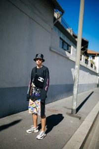 Street style at Milan Fashion Week Men's spring 2020