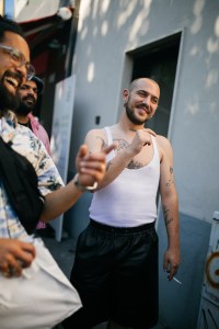 Street style at Milan Fashion Week Men's spring 2020