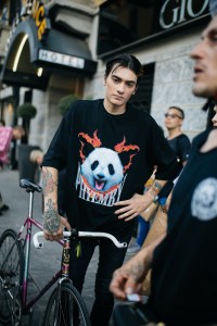 Street style at Milan Fashion Week Men's spring 2020