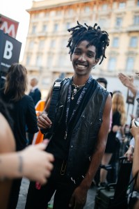 Street style at Milan Fashion Week Men's spring 2020