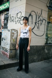 Street style at Milan Fashion Week Men's spring 2020