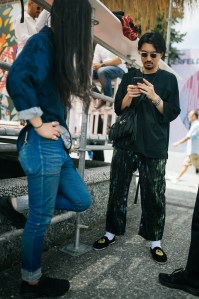 Street style at Pitti Uomo 96