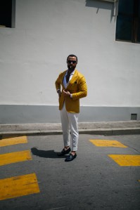 Street style at Pitti Uomo 96