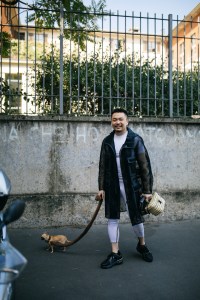 Street style at Milan Fashion Week Men's Spring 2020