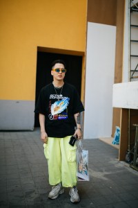 Street style at Milan Fashion Week Men's Spring 2020