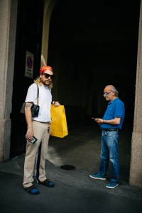 Street style at Milan Fashion Week Men's Spring 2020