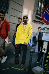 Street style at Milan Fashion Week Men's Spring 2020