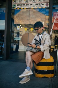 Street style at Pitti Uomo 96