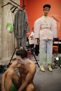 Backstage at Thom Browne  Men's SS 2020