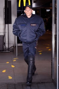 Model on the catwalk