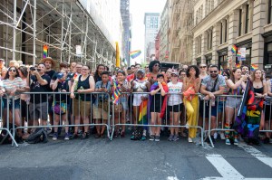 The scene at the World Pride Parade in New York.
