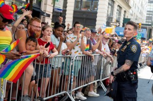 The scene at the World Pride Parade in New York.