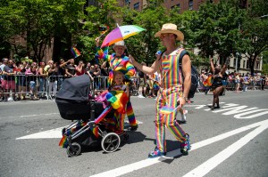The scene at the World Pride Parade in New York.
