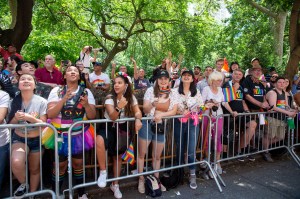 The scene at the World Pride Parade in New York.