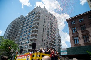 The scene at the World Pride Parade in New York.