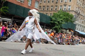 The scene at the World Pride Parade in New York.