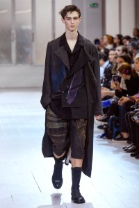 Model on the catwalk