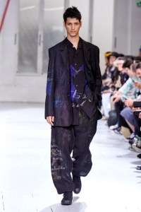 Model on the catwalk