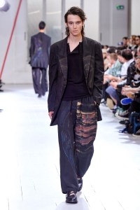 Model on the catwalk