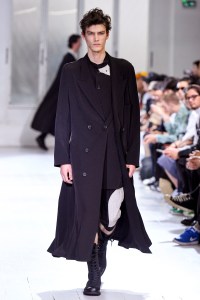 Model on the catwalk