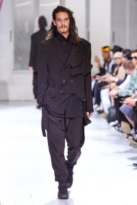 Model on the catwalk