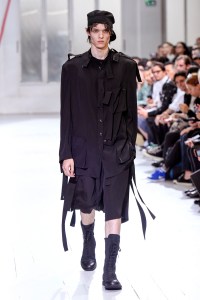 Model on the catwalk