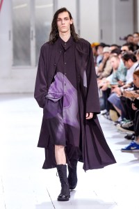 Model on the catwalk