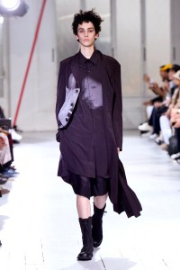 Model on the catwalk