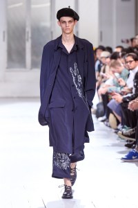Model on the catwalk