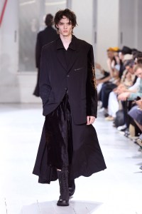 Model on the catwalk