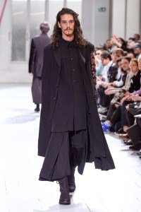 Model on the catwalk