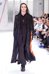 Model on the catwalk