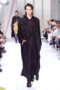 Model on the catwalk