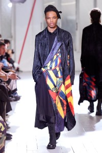 Model on the catwalk