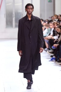 Model on the catwalk