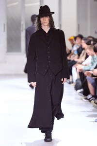 Model on the catwalk
