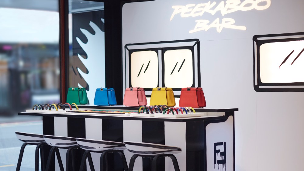 Fendi Peekaboo Pop-up at Harrods Takes Luxe to the Street