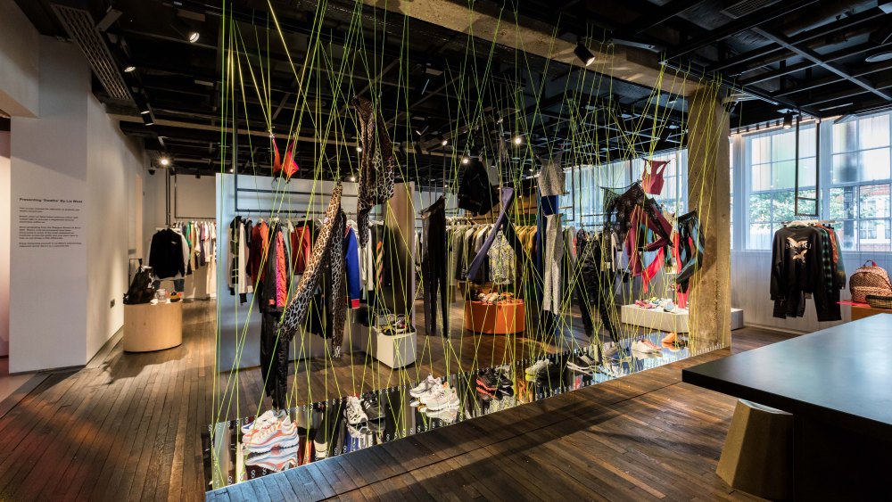 Browns East active wear installation