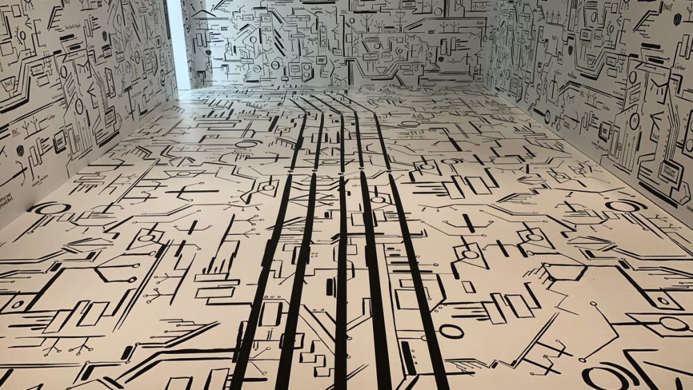 Justin Teodoro's artwork for Arcadium, Richemont's immersive multi-maison pop-up experience at The Shops and Restaurants at Hudson Yards.