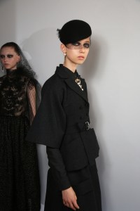 Backstage at Christian Dior Couture Fall 2019